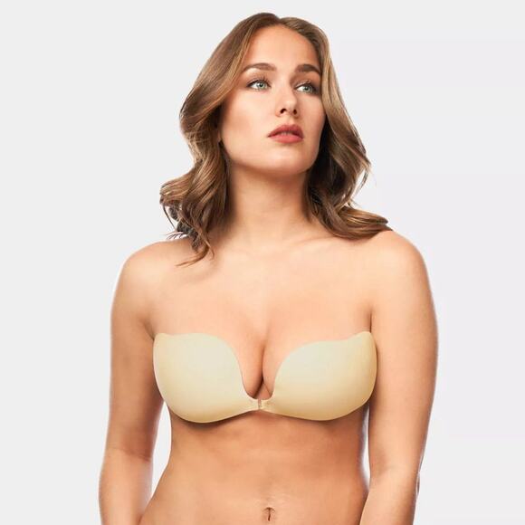 Maidenform Women's Adhesive Clip Bra Nude Size C Cup - Picture 1 of 3